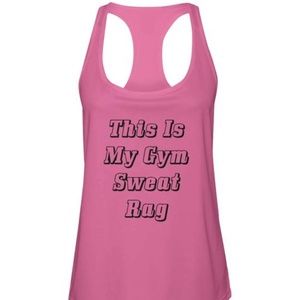 NEW Sweat Rag Woman's Razor Back Tank Top #256109